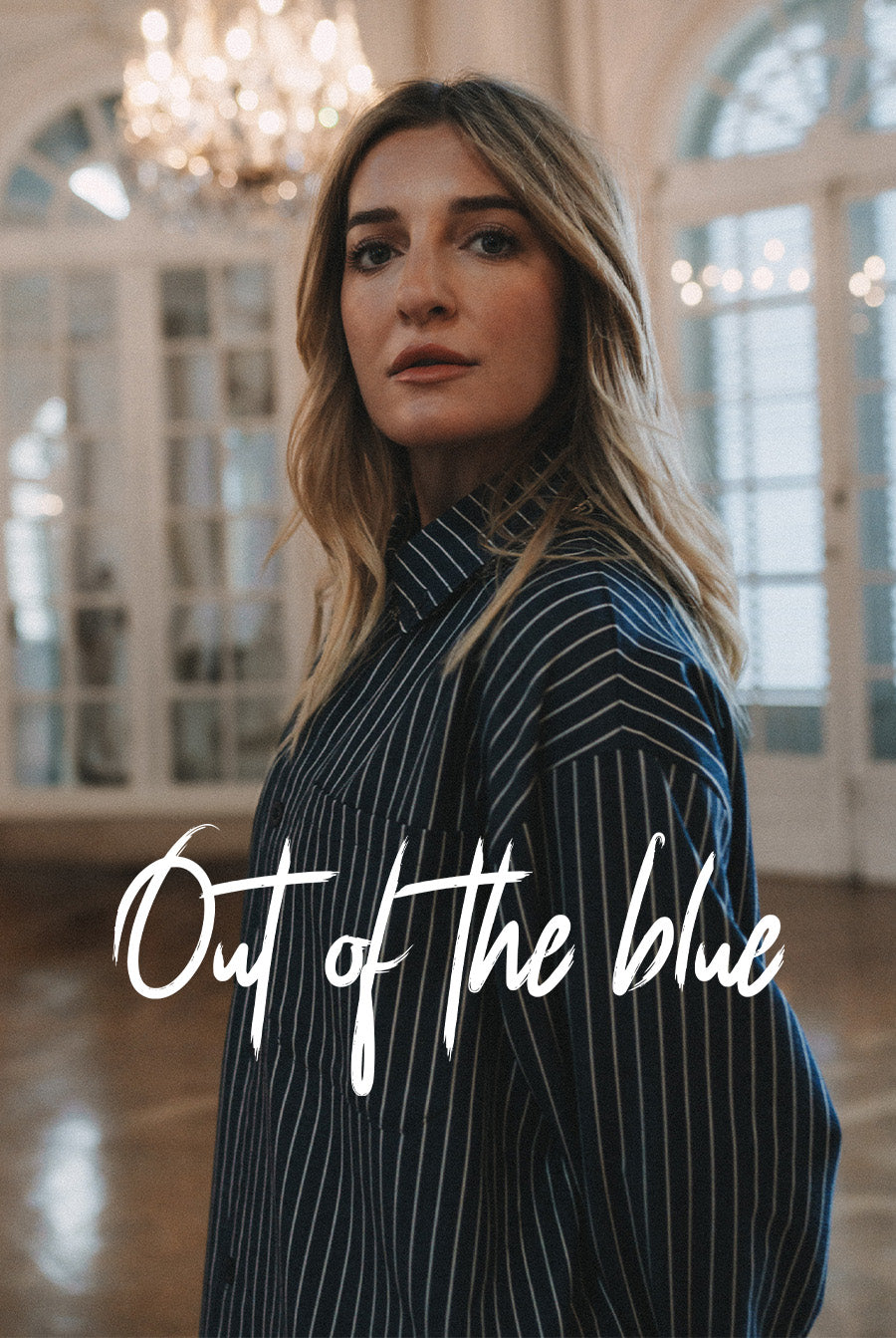 Banner: Out of the Blue Collection Logo mit weißer Schrift