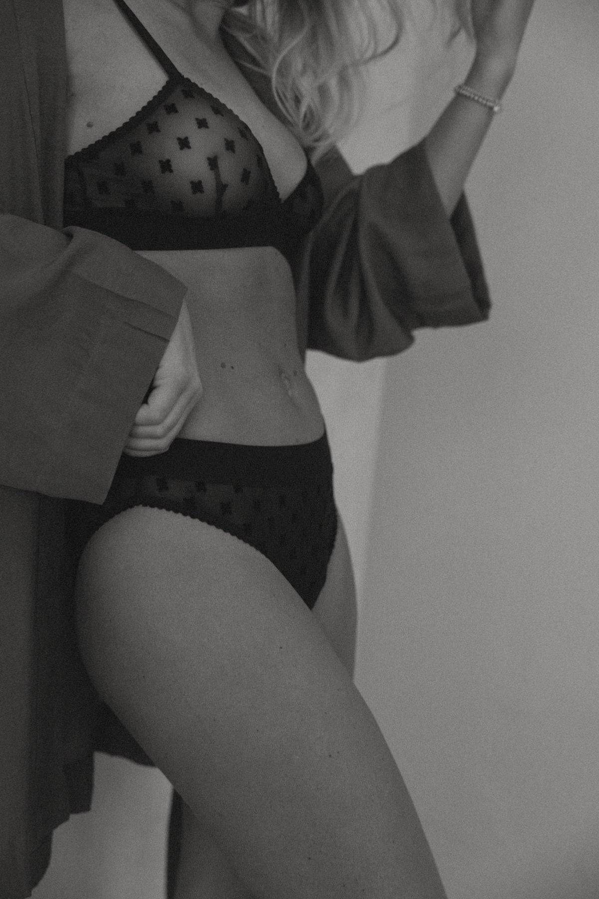 Karo Kauer Mesh Bralette Black