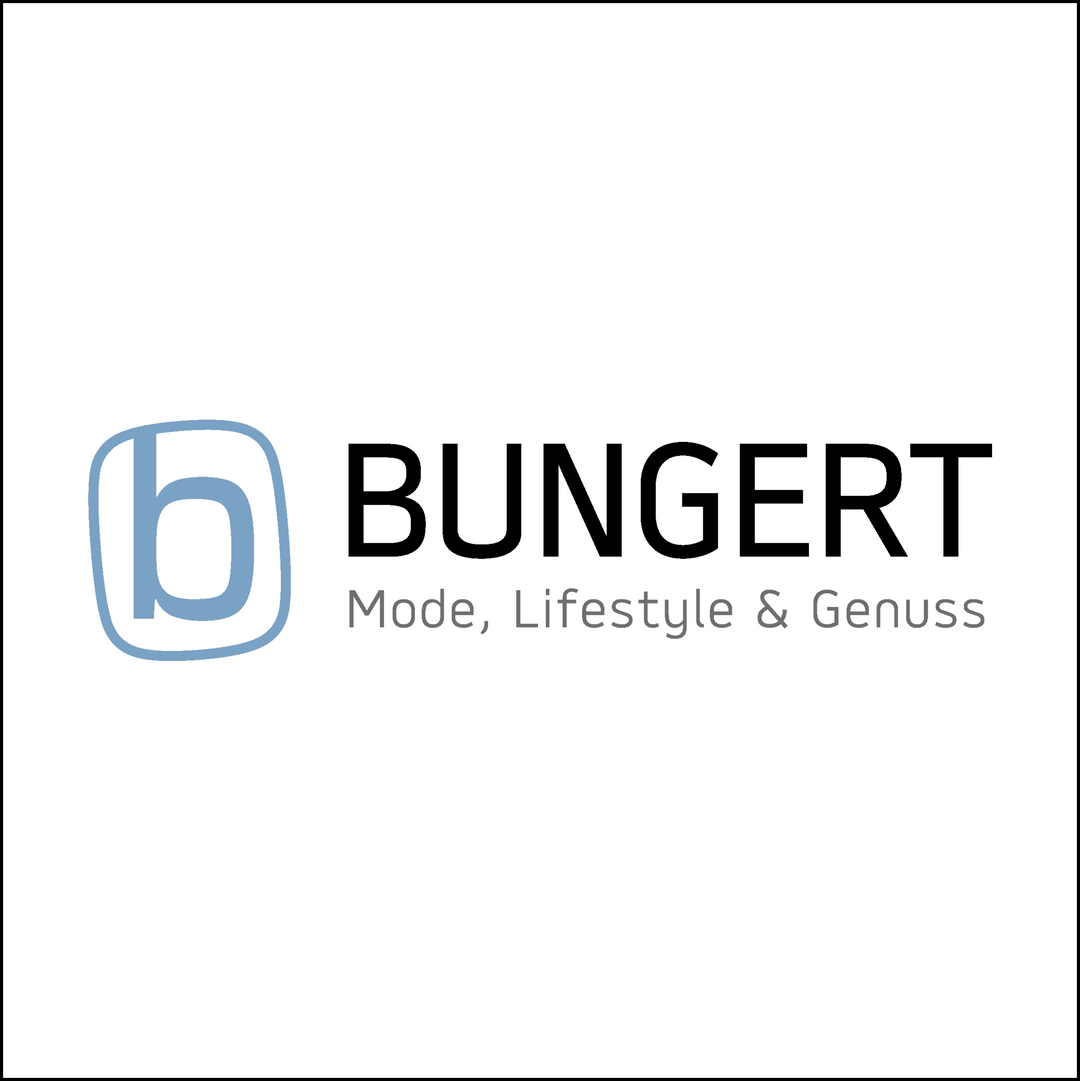 Schriftzug und Logo Bungert Mode, Lifestyle und Genuss 