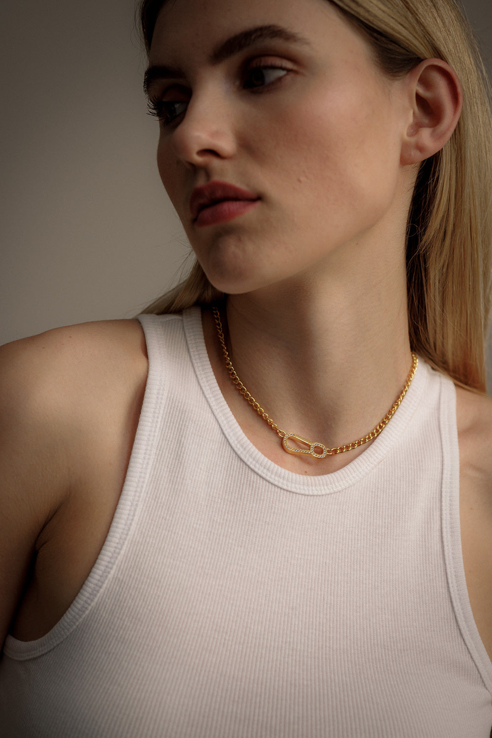 Karo Kauer Chain Carabiner Gold