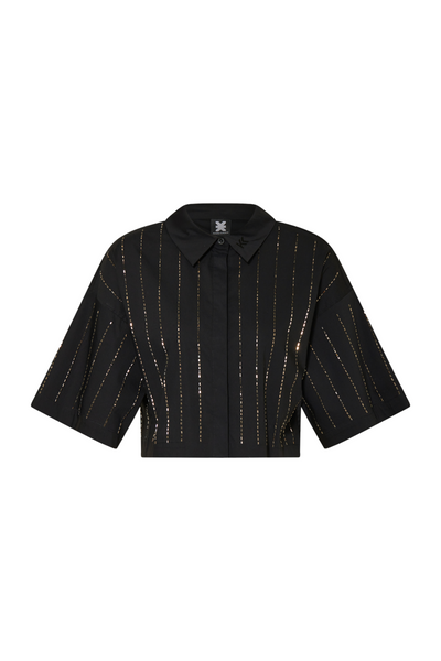 Cropped Blouse Glitter