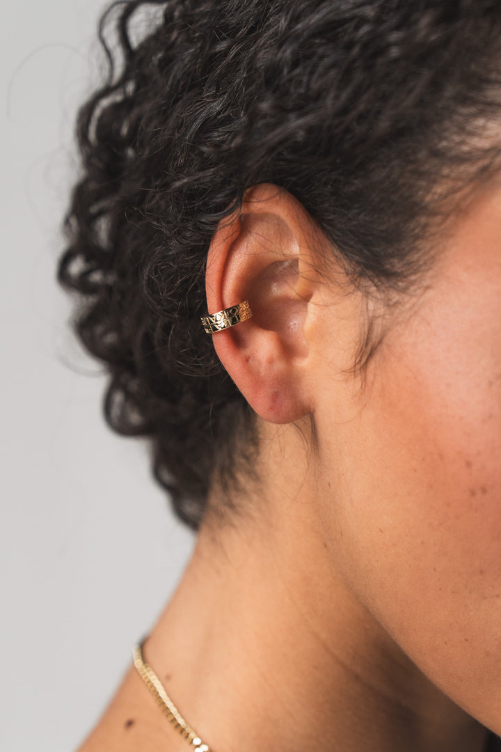 Earcuff La Vie Gold - Karo Kauer Label