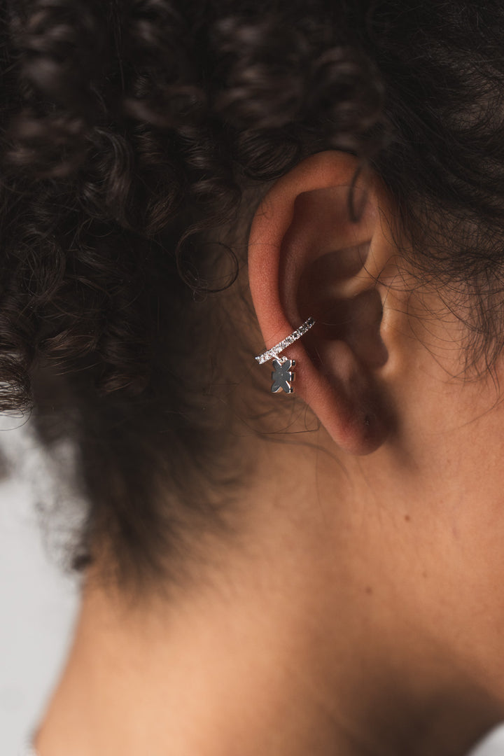 Earcuff Sparkle Silver - Karo Kauer Label