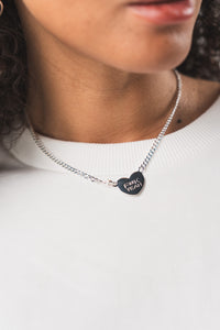 Necklace Heart Silver