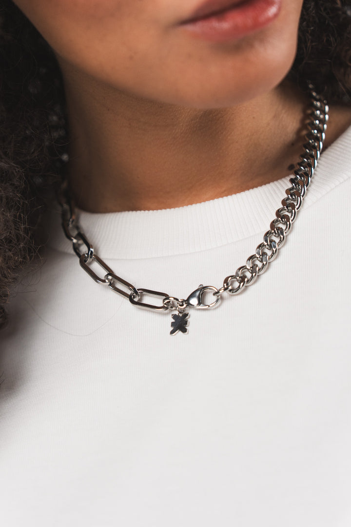Chunky Necklace Silver - Karo Kauer Label