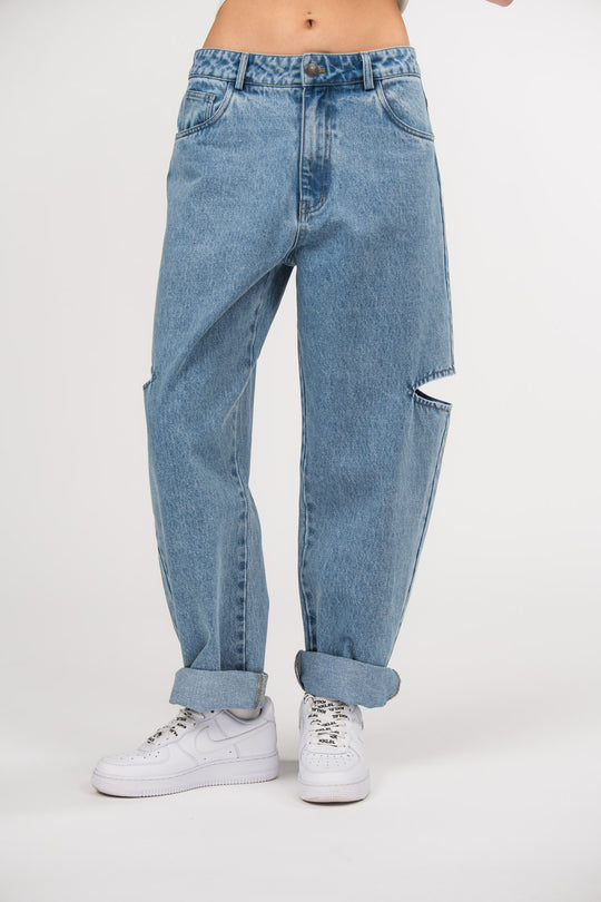Alternative Ansicht von Denim Pants Cut Out Blue  aus Denim Restock Kollektion