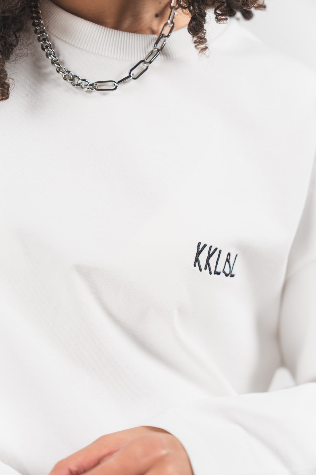 Longsleeve White Bubbles - Karo Kauer Label