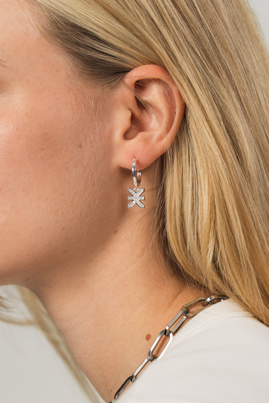 Bild von Logo Hoops Sparkle Silver  aus Bestseller – Kommunity Favorites Kollektion