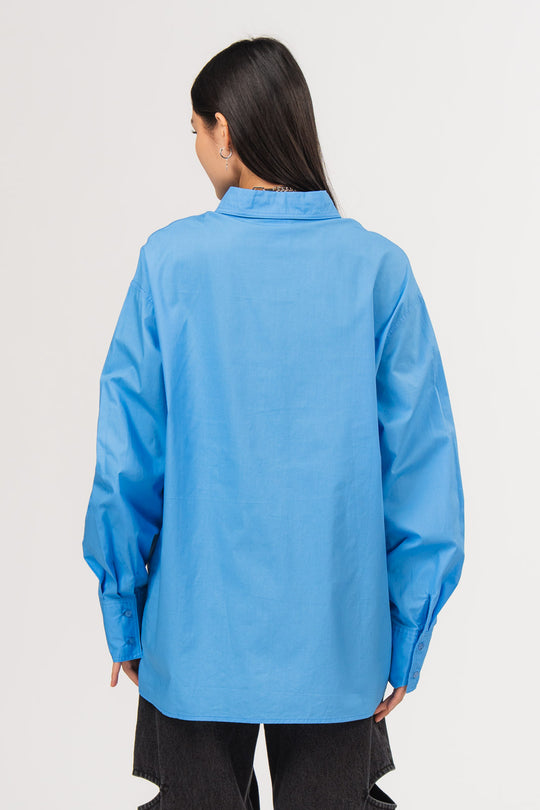 Alternative Ansicht von Woven Blouse Blue  aus End Of Season Sale Kollektion im Angebot