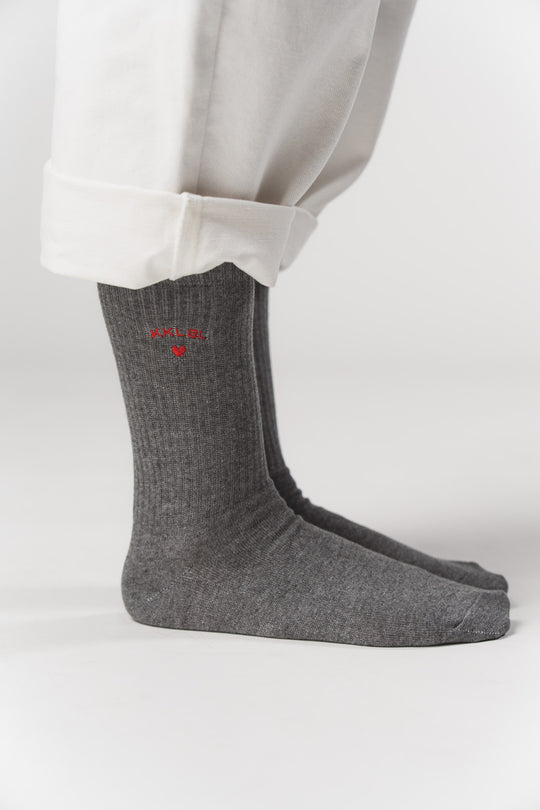 Alternative Ansicht von Socks Heart Grey  aus End Of Season Sale Kollektion im Angebot