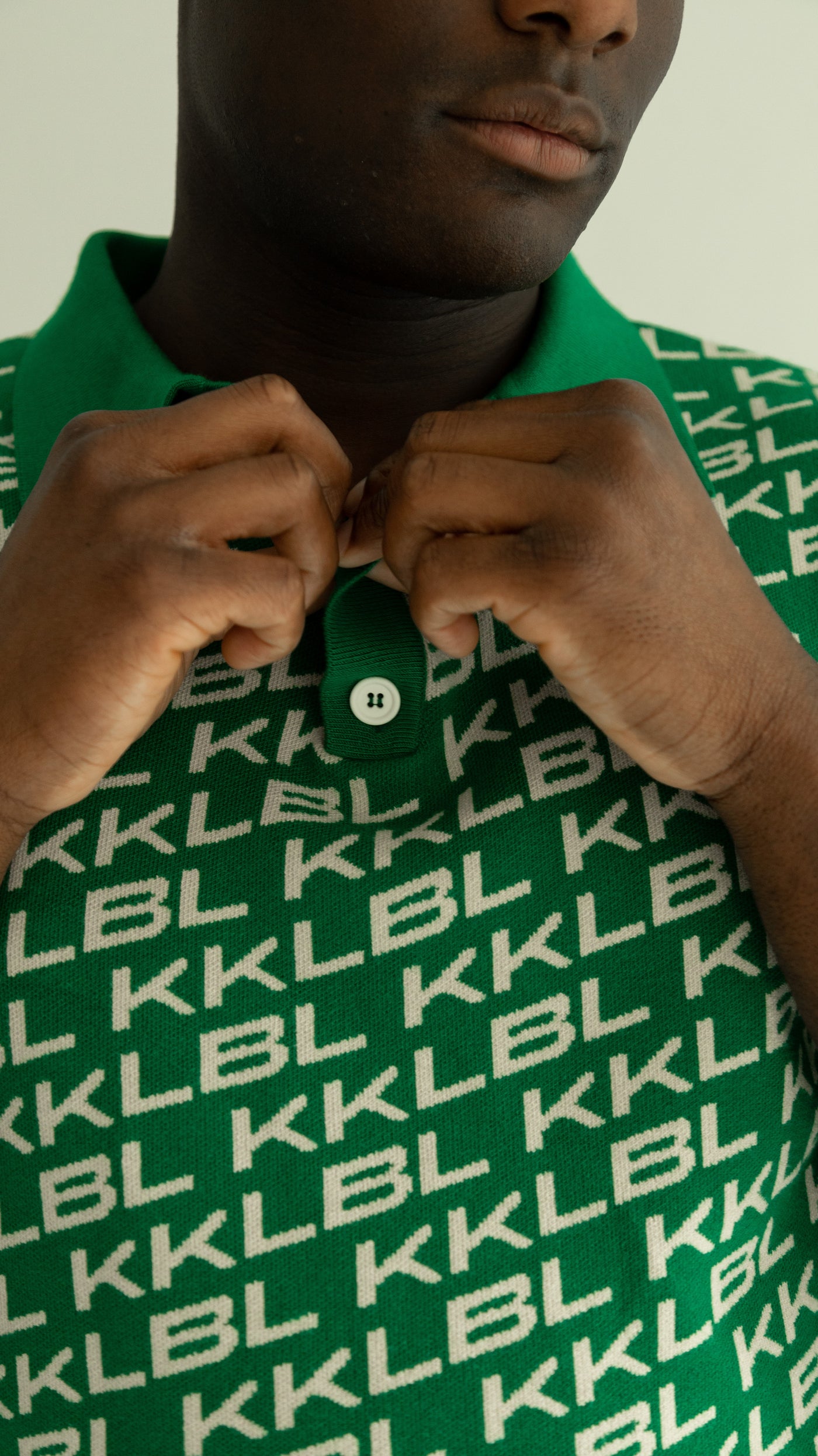 Knit Polo KKLBL Green