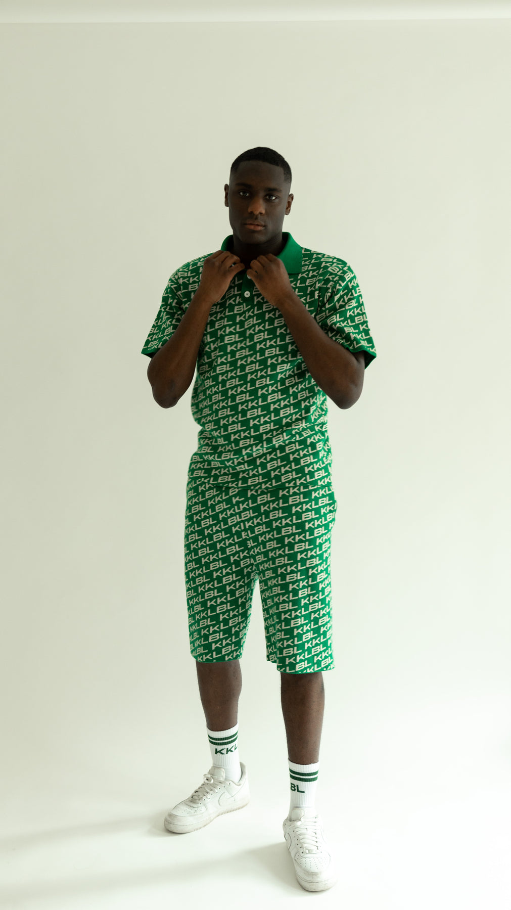 Karo Kauer Knit Short KKLBL Green