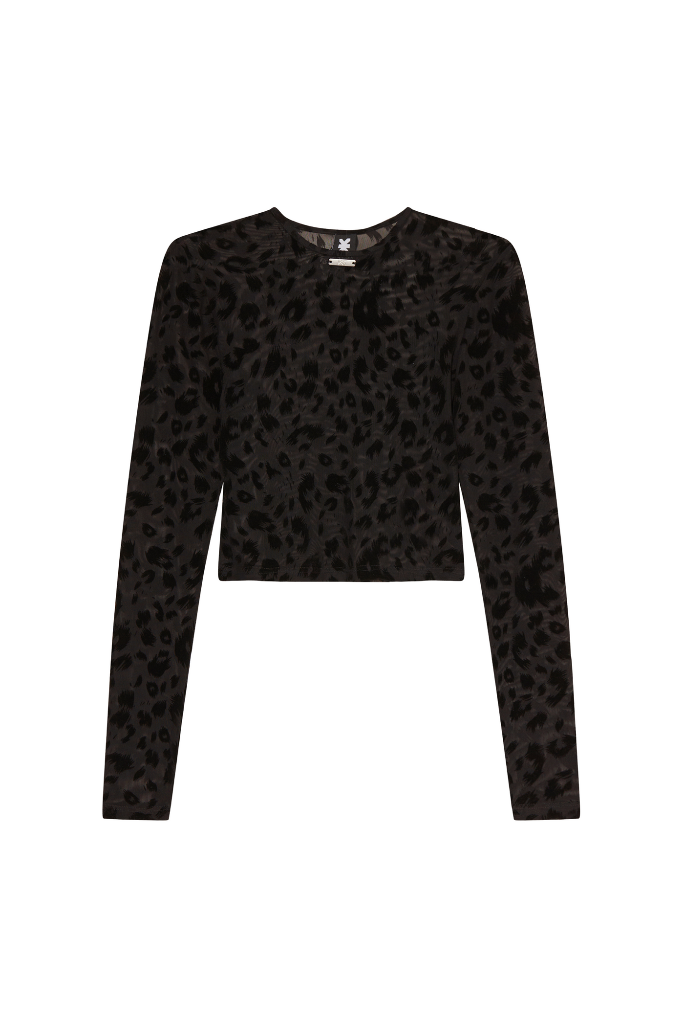 Mesh Longsleeve Animal Print