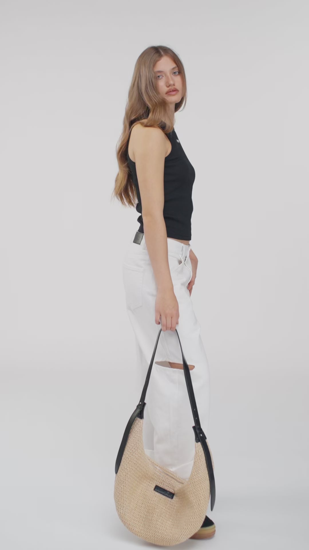 Basic Rib Top Black