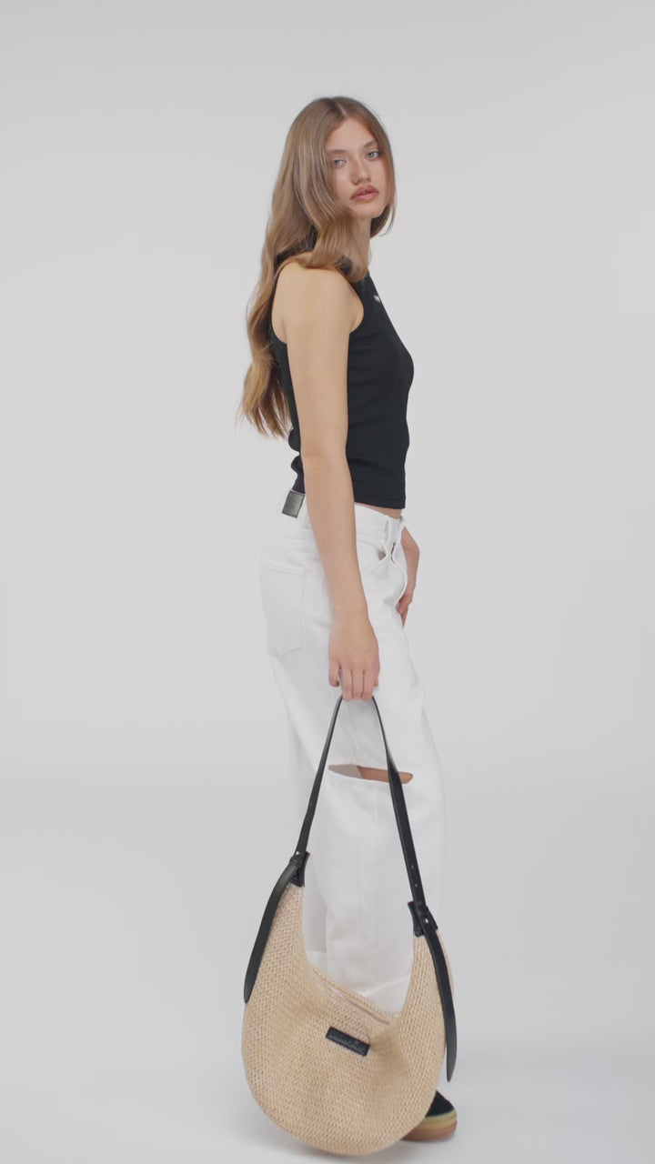 Basic Rib Top Black