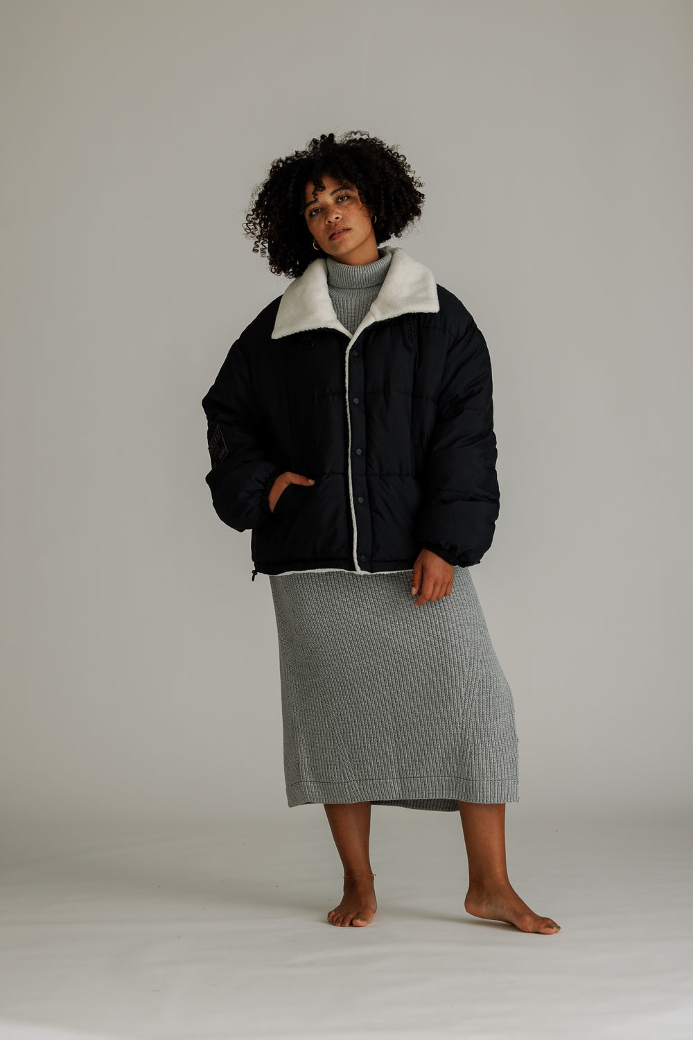 Karo Kauer Puffer Jacket Black