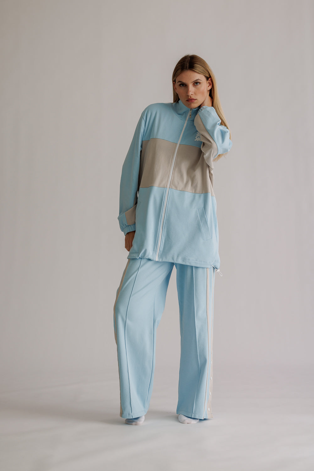 Karo Kauer Tracksuit Jersey Jacket Light Blue