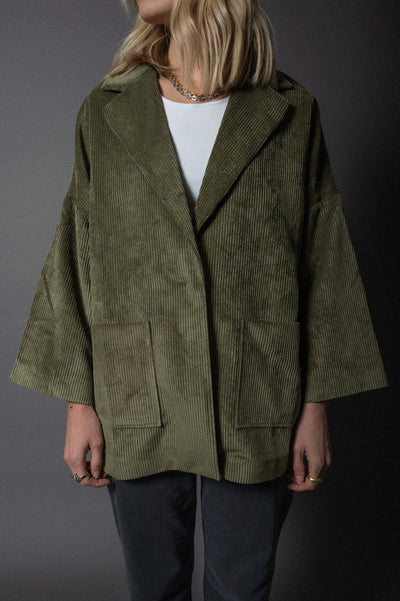 Almond Blazer Khaki