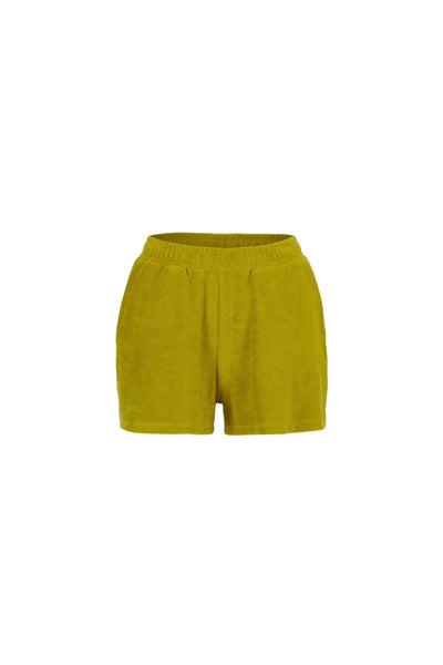 Frottee Shorts Olive
