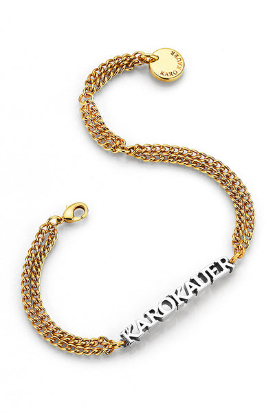 KK Bracelet Bicolor Gold/Silver