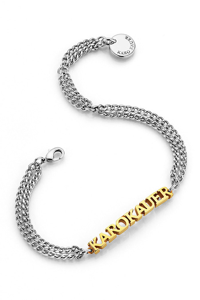 KK Bracelet Bicolor Silver/Gold
