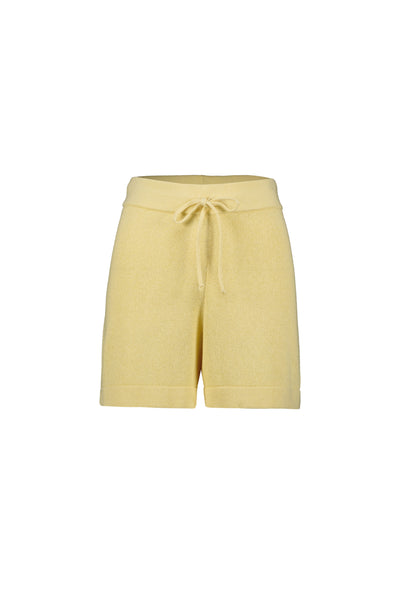Knit Shorts Light Yellow