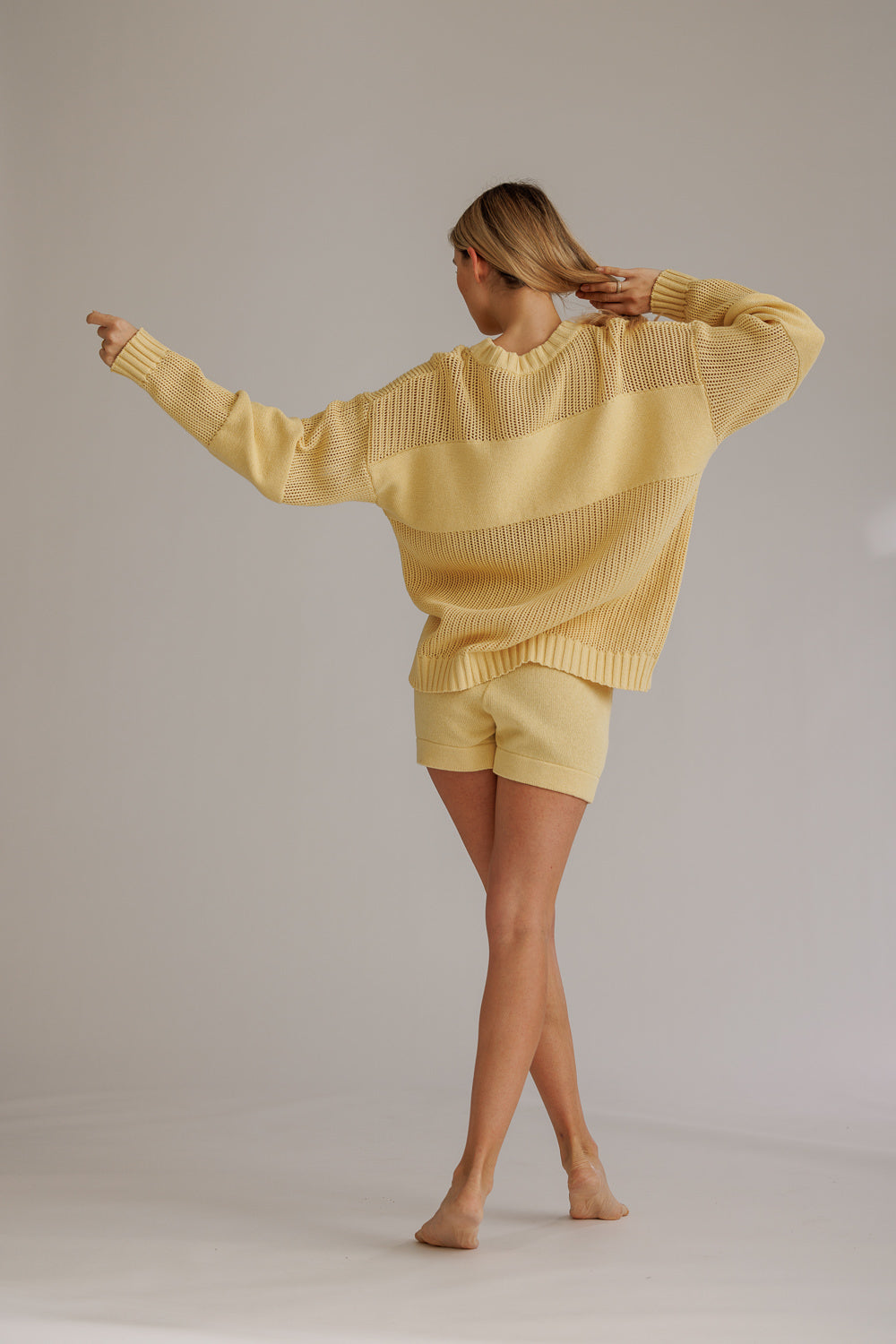 Knit Sweater Light Yellow