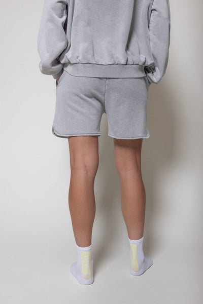 Lucy Shorts Velvet Grey