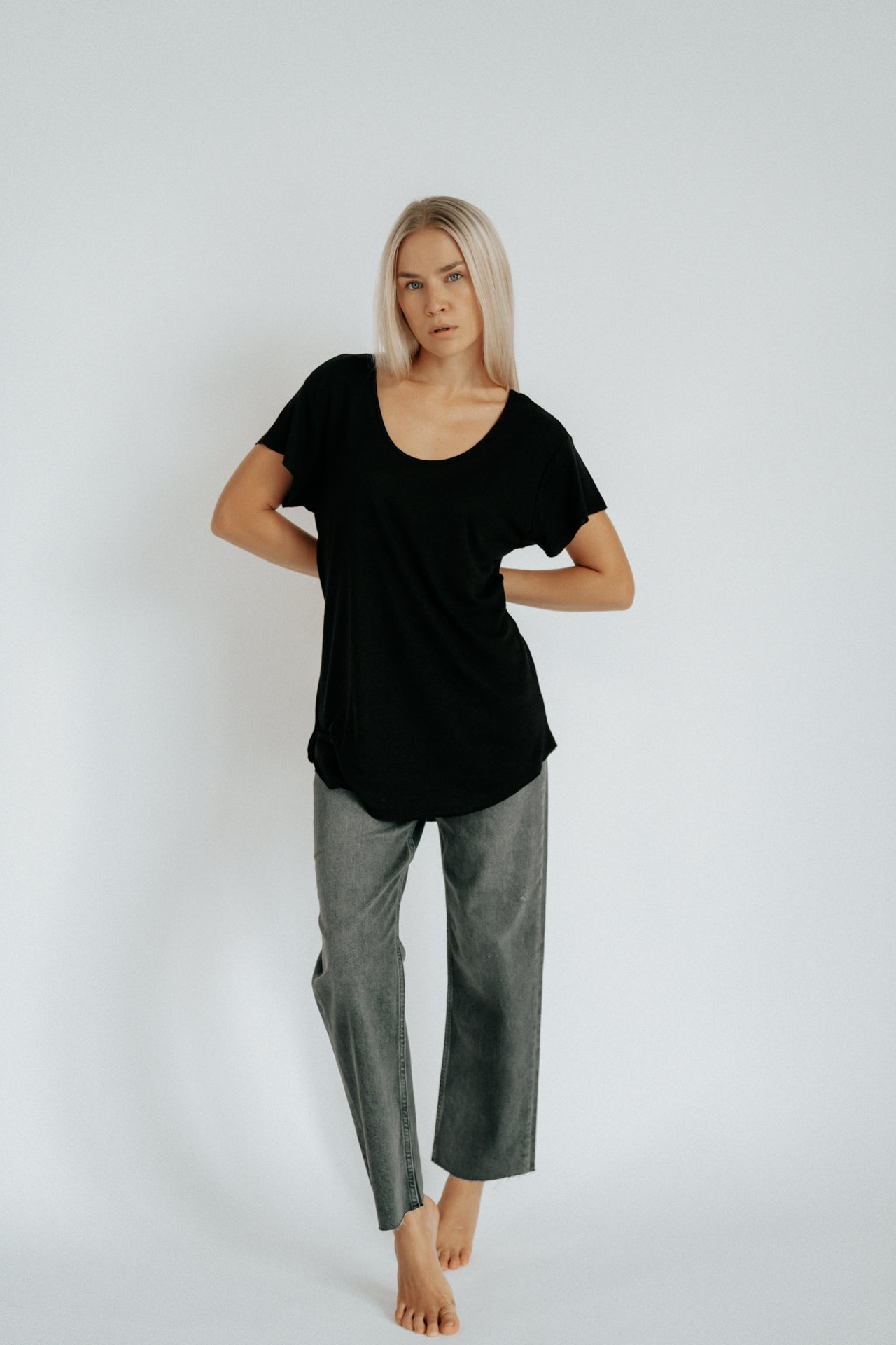 Mali T-Shirt Long Black