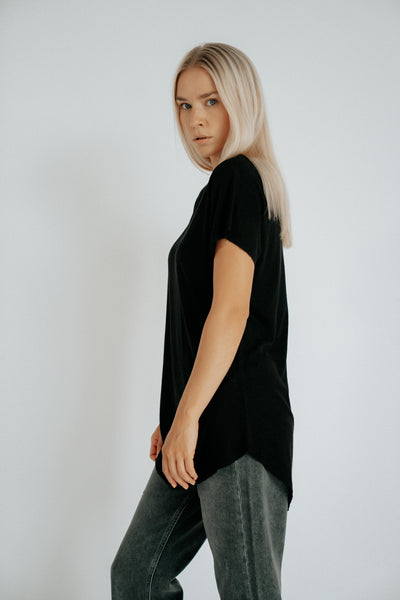 Mali T-Shirt Long Black
