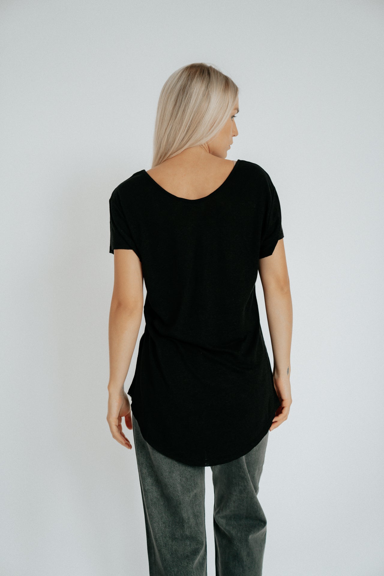 Mali T-Shirt Long Black