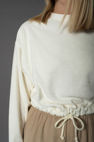 Frottee Sweater Ivory