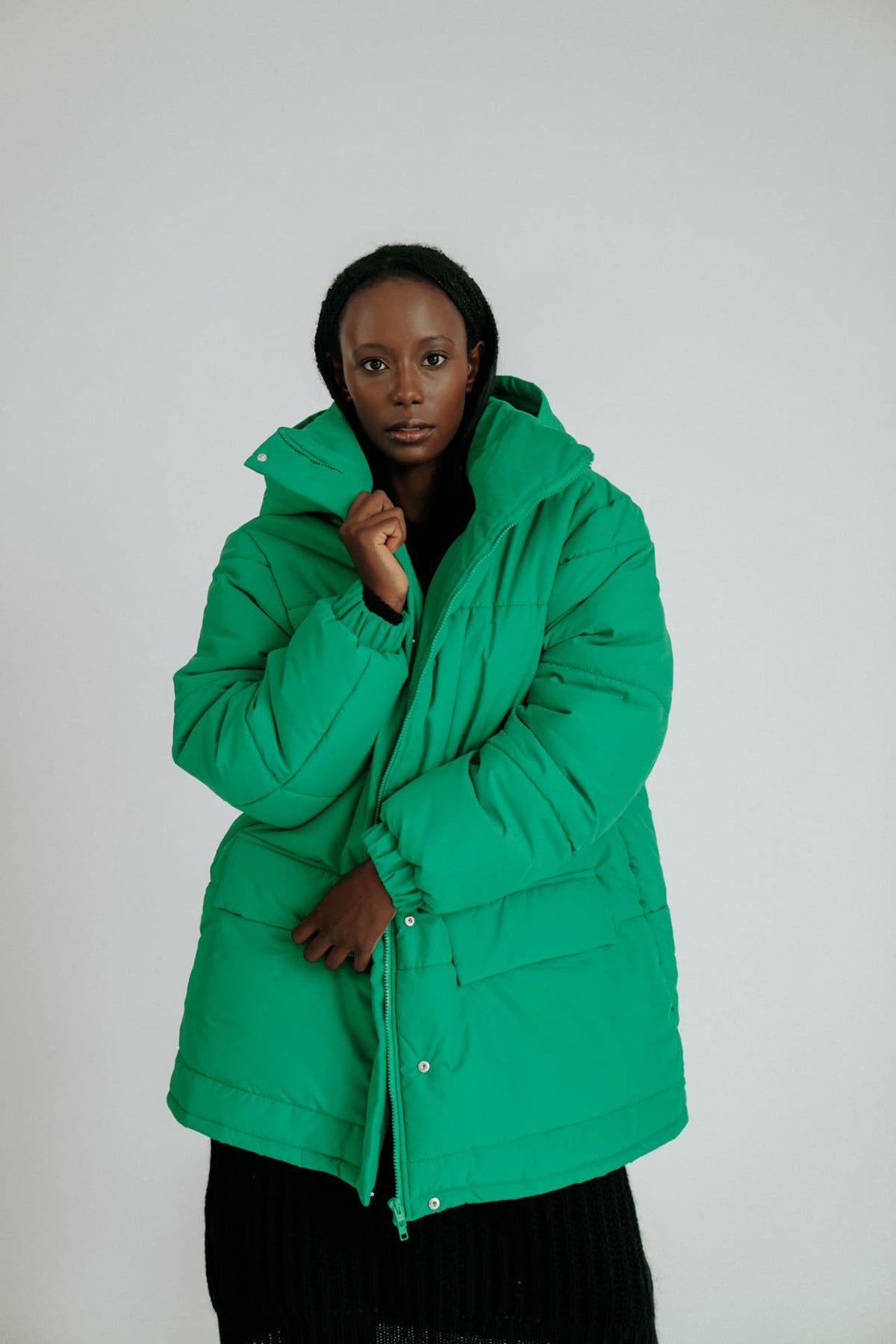Karo Kauer Puffer Jacket Green