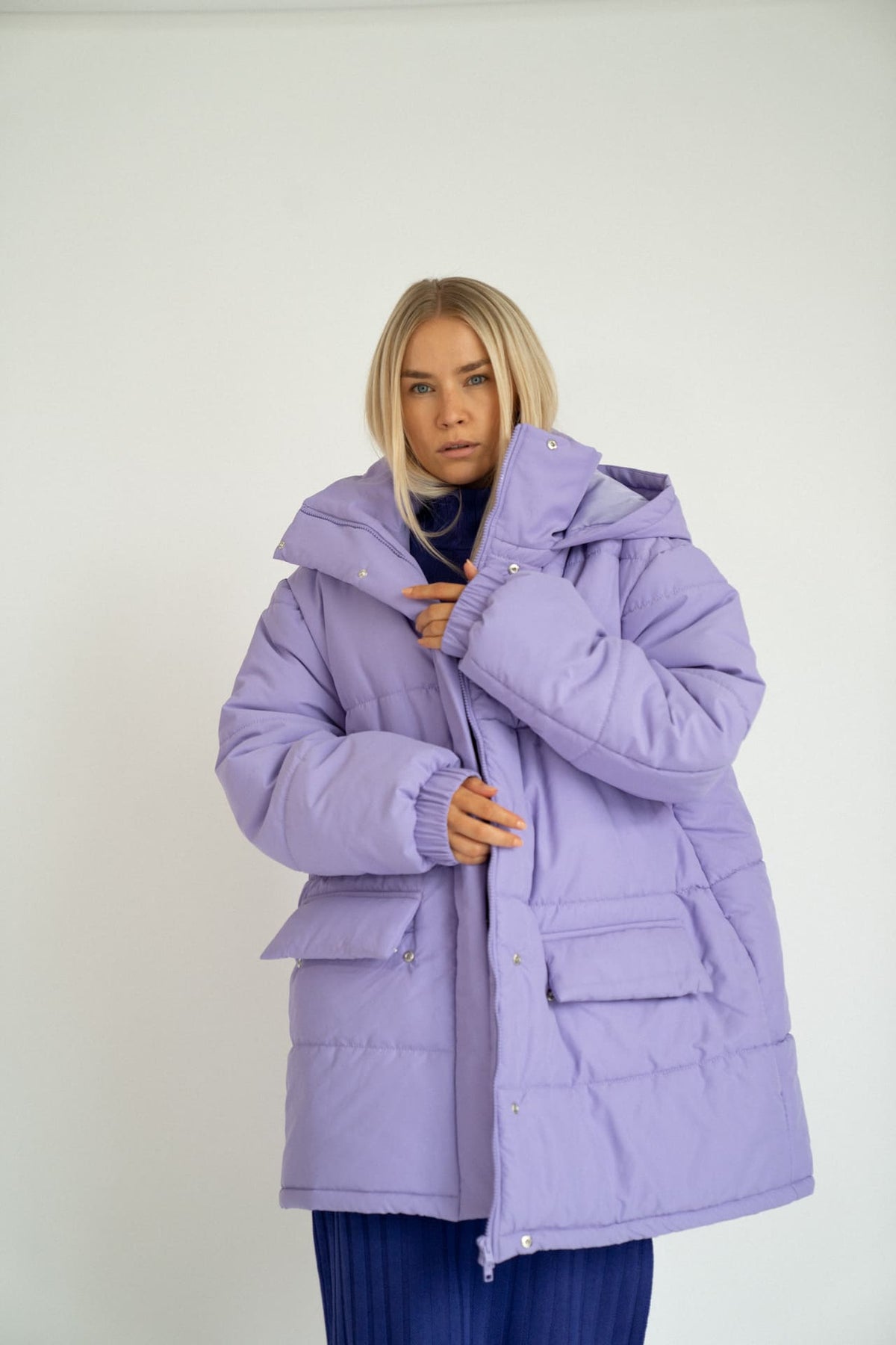 Karo Kauer Puffer Jacket Lilac